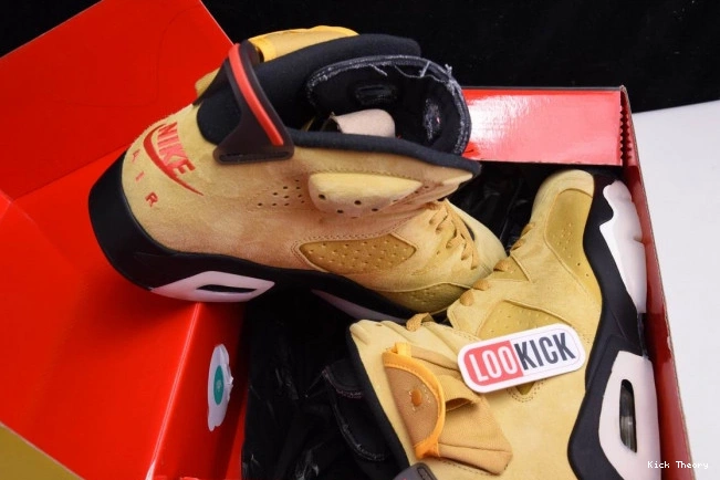 Kick Theory 6 X TRAVIS CN1084-300 YELLOW JORDAN SCOTT AIR 0821